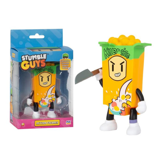 Stumble Guys Action Figure Pmi Cereal Killer Con Adesivi Esclusivi Nascosti