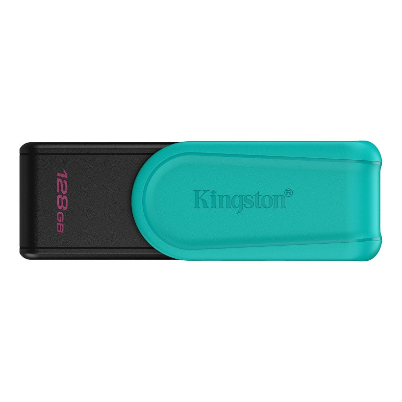Kingston Pendrive 128GB DTXS/128GB DataTravel Exodia S USB-A 3.2 Chiavetta Type-A Memoria Drive Flash PC 200MB/s Nero/Turchese