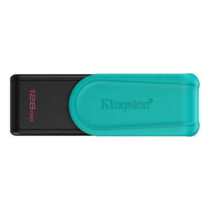 Kingston Pendrive 128GB DTXS/128GB DataTravel Exodia S USB-A 3.2 Chiavetta Type-A Memoria Drive Flash PC 200MB/s Nero/Turchese