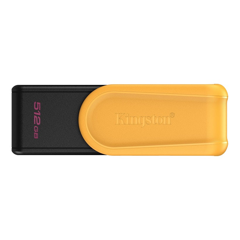 Kingston Pendrive 512GB DTXS/512GB DataTravel Exodia S USB-A 3.2 Chiavetta Type-A Memoria Drive Flash PC 200MB/s Nero/Giallo