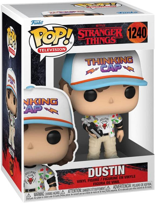 Funko Pop ! Television Netflix Stranger Things S4 - (1240) Dustin Figure Vinyl