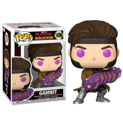 Funko Pop ! Marvel Studios - Deadpool & Wolverine (1496) Gambit Vinyl Figure 9Cm