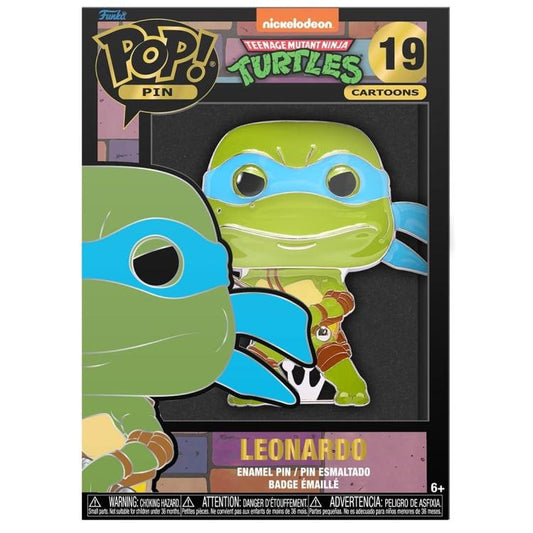 Funko Pop Pin ! Teenage Mutant Ninja Turtles (19) Leonardo Figure Tmnt 9Cm