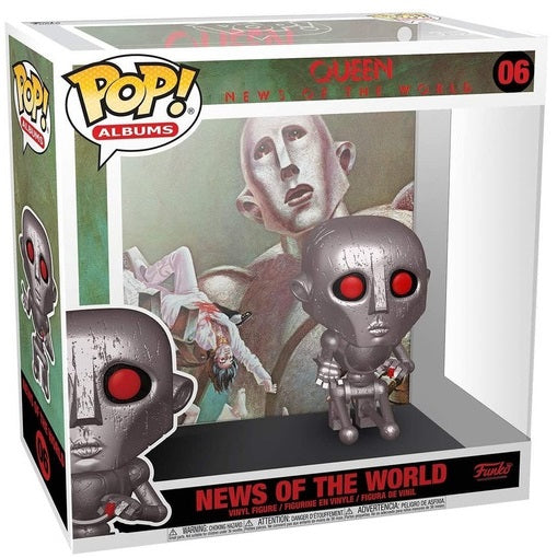 Funko Pop ! Albums Queen - News Of The World (06) Rock Vinyl Figure Cover Music