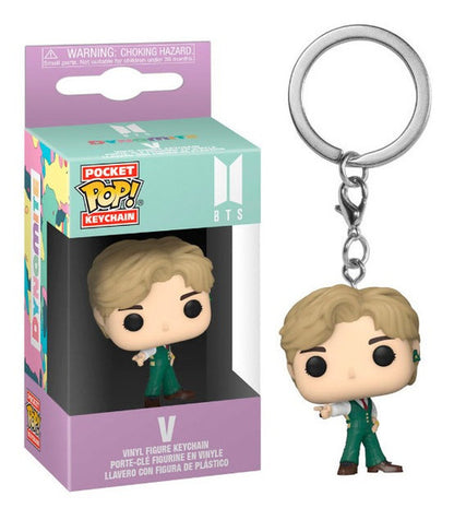 Funko Pop Portachiavi Bts Dynamite V Vinyl Keychain Action Figure Statuetta
