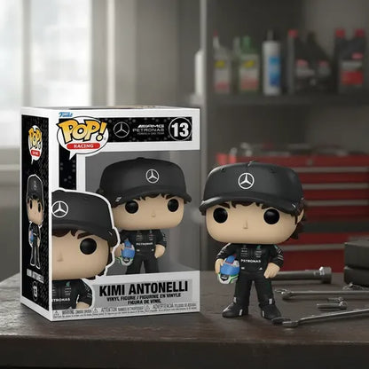 Funko Pop ! Racing Formula 1 - (13) Andrea Kimi Antonelli F1 Team Amg 9Cm