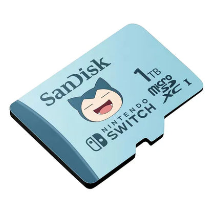 Nintendo Switch Sandisk Microsdxc 1Tb Memoria Micro Sd Scheda Pokemon Snorlax