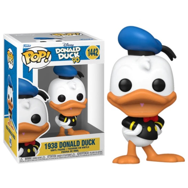 Funko Pop ! Disney Donald Duck 9Oth - (1442) 1938 Donald Duck Figure Paperino