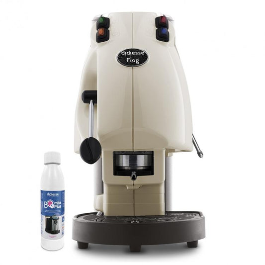 DIDIESSE FROG REVOLUTION VAPOR MACCHINA DA CAFFÈ CIALDE +DECALCIFICANTE AVORIO