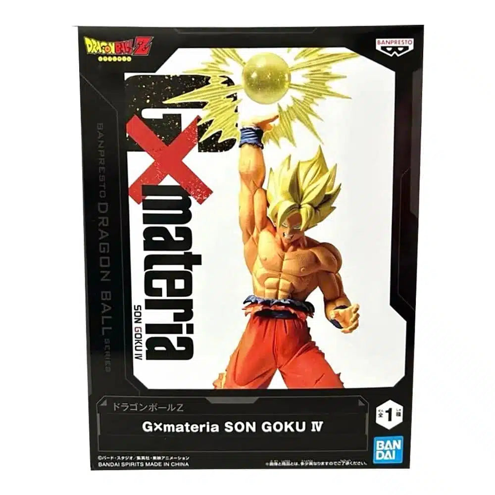 Bandai Banpresto Dragon Ball Z: Goku Super Saiyan Con Sfera Di Energia Statua Da Collezione - GxMateria Figure 18cm PVC