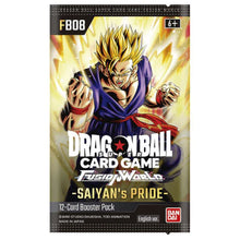Dragon Ball Super Card Fusion World FB-08 ENG Box 24 Buste Tcg Saiyan's Pride