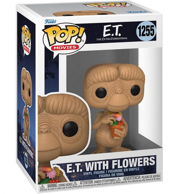 Funko Pop ! Movies E.T. Extra-Terrestrial - E.T. With Flowers (1255) 40Th Figure