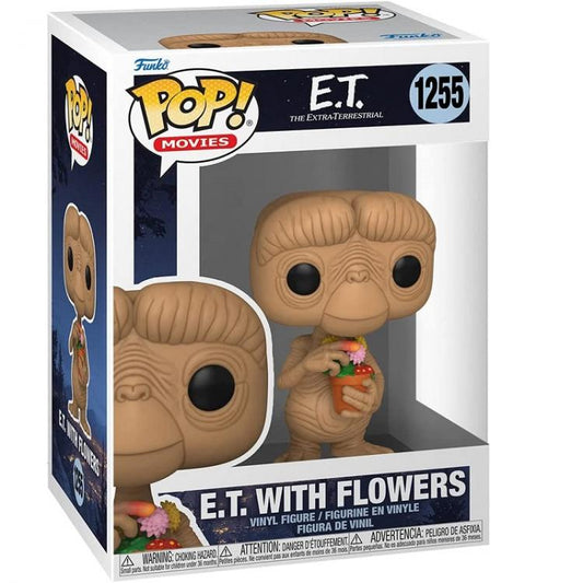 Funko Pop ! Movies E.T. Extra-Terrestrial - E.T. With Flowers (1255) 40Th Figure