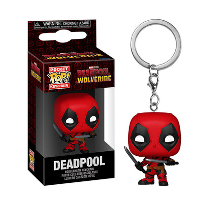 Funko Pop ! Keychain Marvel Deadpool - Portachiavi Movie 4cm