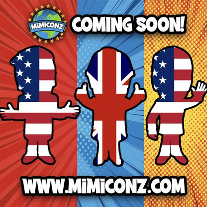 Mimiconz Leader World 3 Statue Collezione Boris Johnson Donald Trump Joe Biden