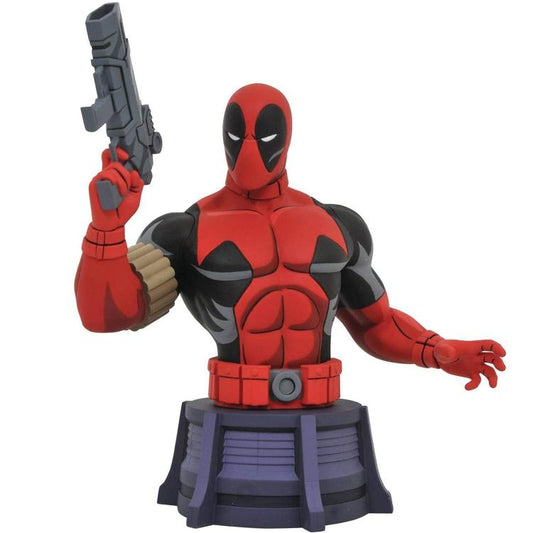 DIAMOND SELECT TOYS X MEN MARVEL ANIMATED - DEADPOOL BUST FIGURE LIMITED EDITION