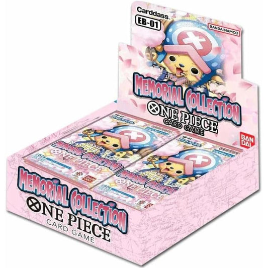 BANDAI ONE PIECE CARD GAMES EB-01 "MEMORIAL COLLECTION" BOX 24 BUSTE EU CARTE CG
