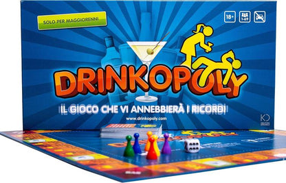ASMODEE DRINKOPOLI GIOCO DA TAVOLO PER ADULTI 1-69 GIOCATORI 18+ PARTY ITALIANO