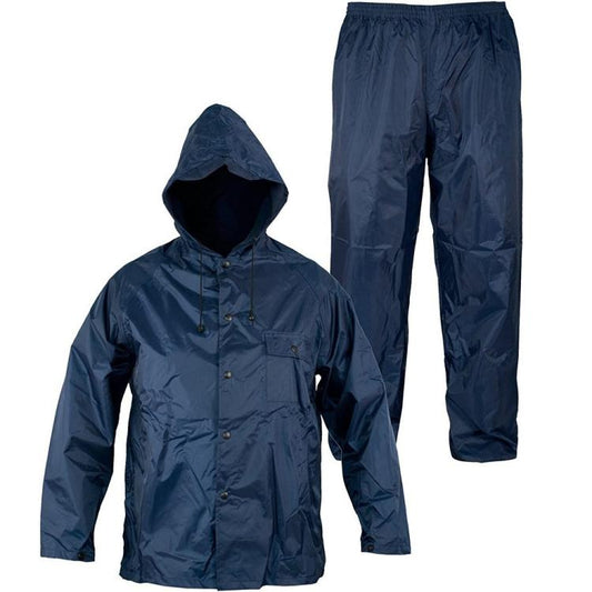 COMPLETO ANTIPIOGGIA COPRI TUTA MOTO SCOOTER GIACCA E PANT. IMPERMEABILE PIOGGIA