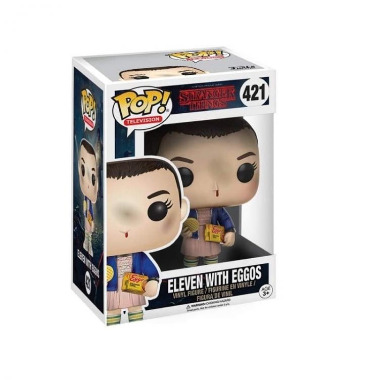 Funko Pop ! Stranger Things - (421) Eleven With Eggos Undici Vinyl Figure 9cm