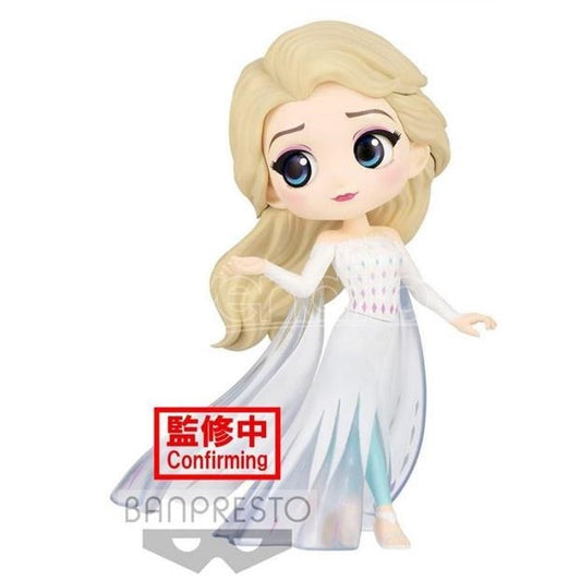 BANPRESTO Q POSKET DISNEY FROZEN 2 ELSA VOL.B STATUETTA BANDAI FIGURE 14CM