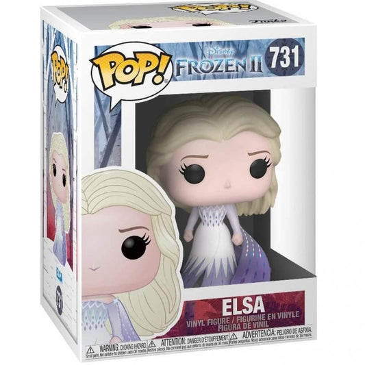 Funko Pop ! Disney Frozen Ii - Elsa (731) Vinyl Figure Principessa Di Ghiaccio