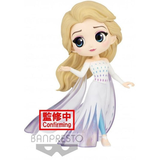 BANPRESTO Q POSKET DISNEY FROZEN 2 ELSA VOL.A STATUETTA BANDAI FIGURE 14CM