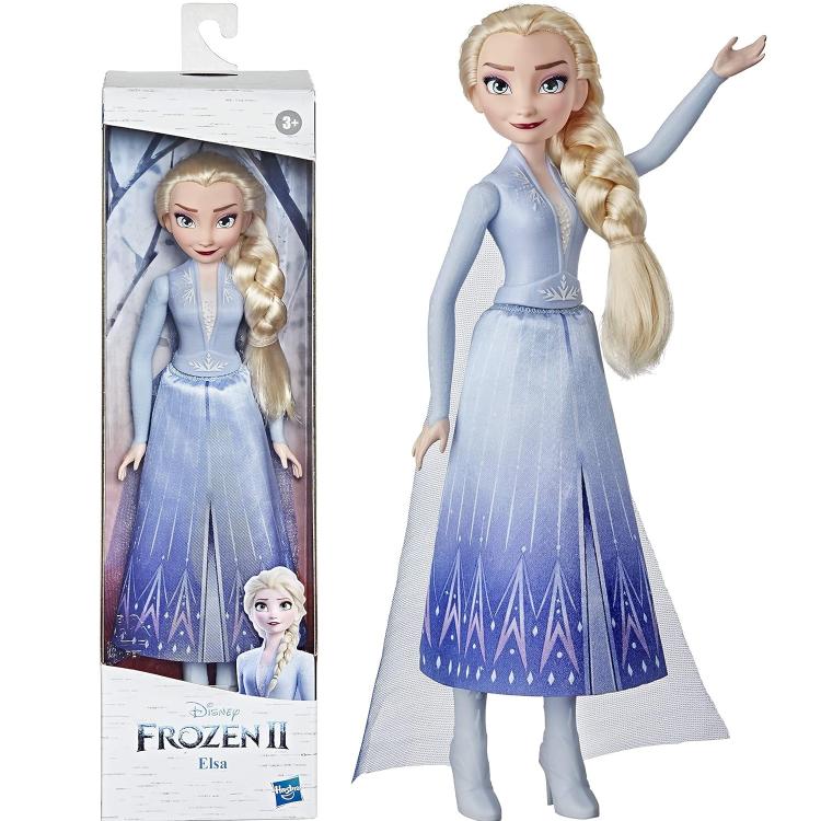 Hasbro Disney Frozen Ii Elsa 28 Cm Bambola Princess Principessa Capelli Lunghi