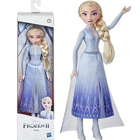 Hasbro Disney Frozen Ii Elsa 28 Cm Bambola Princess Principessa Capelli Lunghi