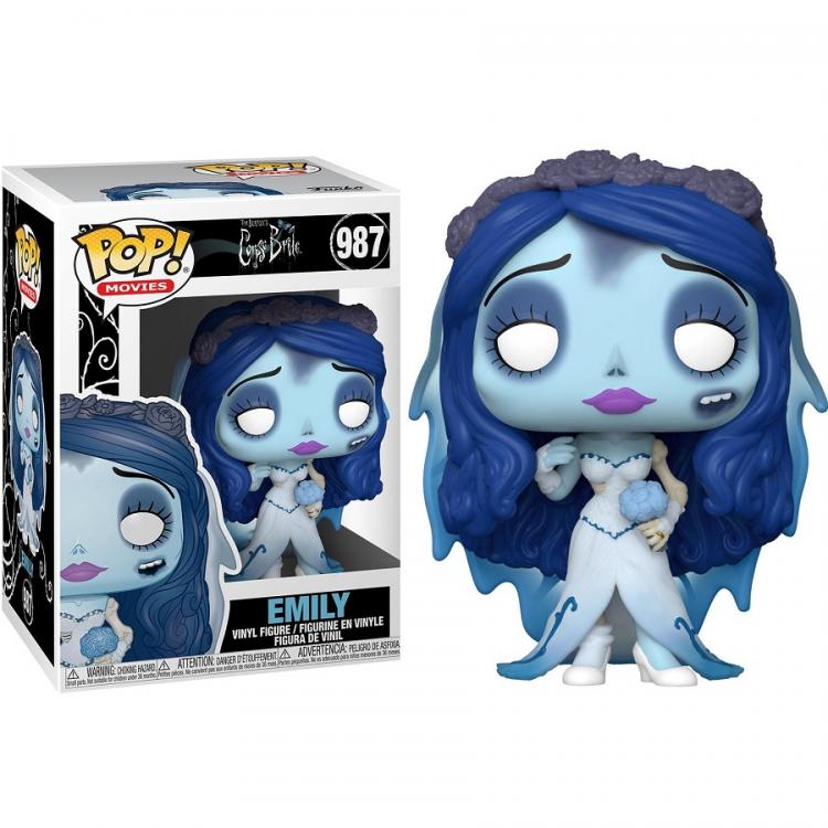 Funko Pop ! Movies Corpse Bride - (987) Emily Sposa Cadavere Figure Skull 9Cm