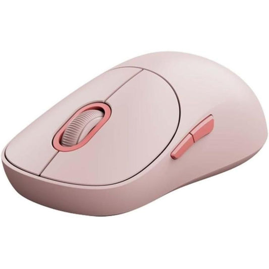 Xiaomi Mouse Usb Wireless 3 Pink Rosa Luci Led Laser Senza Fili Bluetooth Wifi