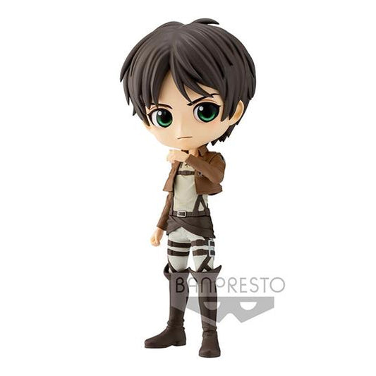 BANPRESTO Q POSKET (ATTACK ON TITAN) EREN YEAGER VER.B STATUETTA PVC FIGURE 14CM