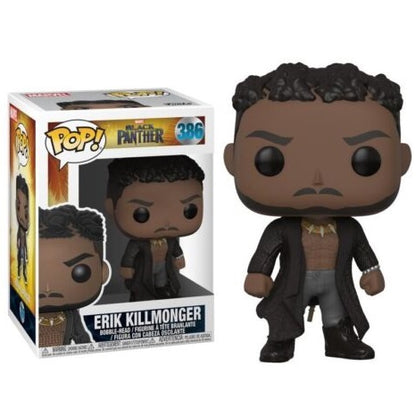 Funko Pop ! Marvel Black Panther - Erik Killmonger (386) Vinyl Action Figure