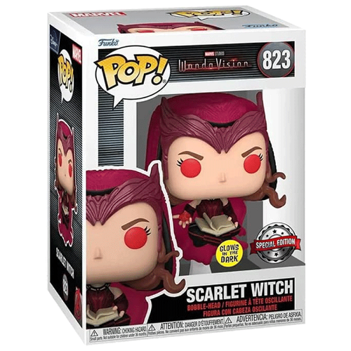 Funko Pop Wanda Vision - Scarlet Witch (823) G.I.T.D. Special Edition Figure Pop