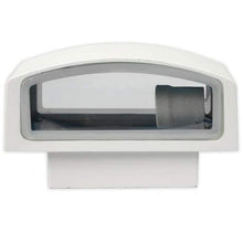 Plafoniera Da Esterno Applique Doppia Luce  Acciaio Vetro E27 Lampada Led Bianco