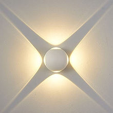 Universo Applique Led Sfera 4 Fasci A Parete Da Esterno Lampada Bianco Naturale