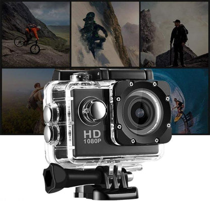 ACTION CAMERA PRO CAM SPORT ULTRA HD SCHERMO LCD VIDEOCAMERA SUBACQUEA 30M E-T08