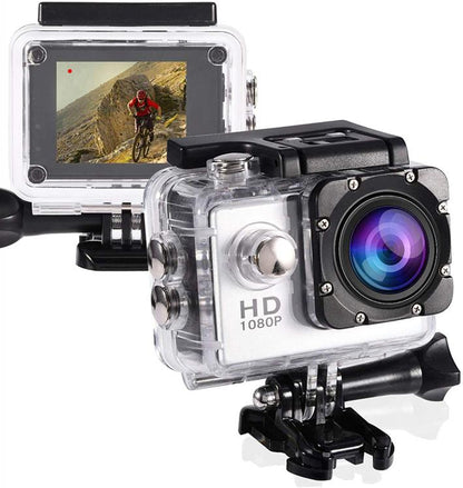 ACTION CAMERA PRO CAM SPORT ULTRA HD SCHERMO LCD VIDEOCAMERA SUBACQUEA 30M E-T08
