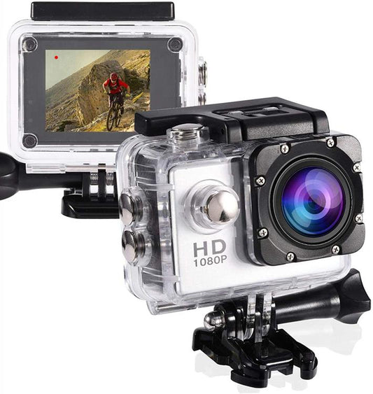ACTION CAMERA PRO CAM SPORT ULTRA HD SCHERMO LCD VIDEOCAMERA SUBACQUEA 30M E-T08