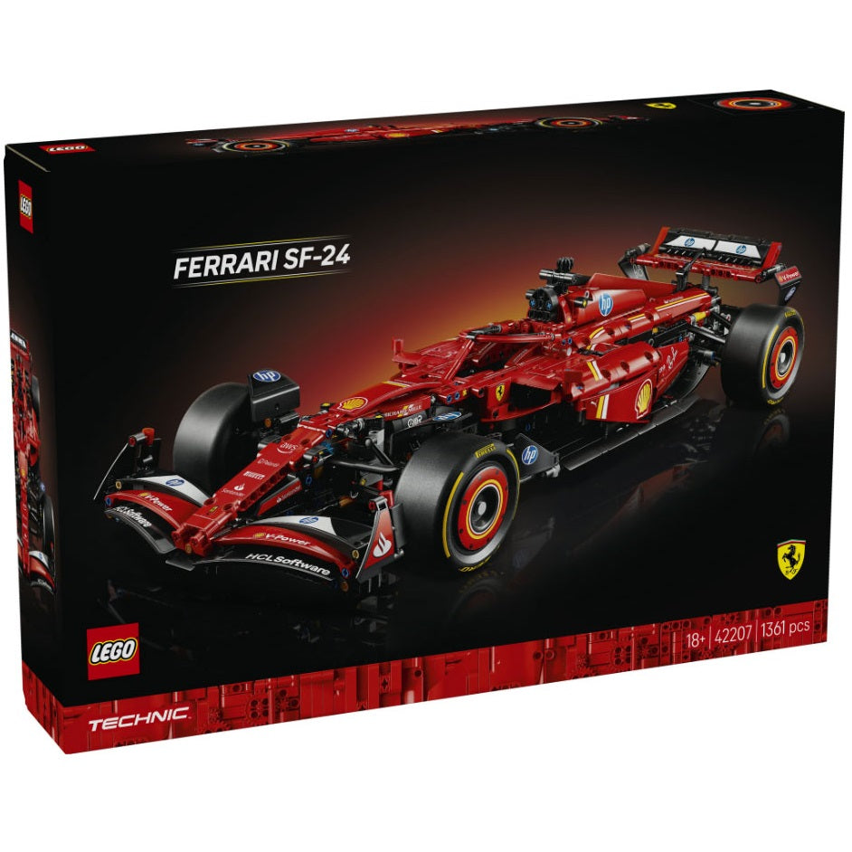 Lego -Technic 42207 Monoposto F1 Ferrari SF-24 Formula 1 Costruzione 1361 pz 18+