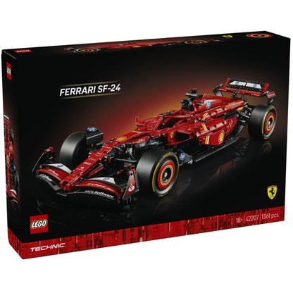 Lego -Technic 42207 Monoposto F1 Ferrari SF-24 Formula 1 Costruzione 1361 pz 18+