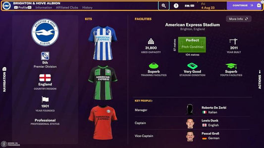Football Manager 2024 Ps5 Videogioco Playstation 5 Eu Italiano Nuovo Sigillato
