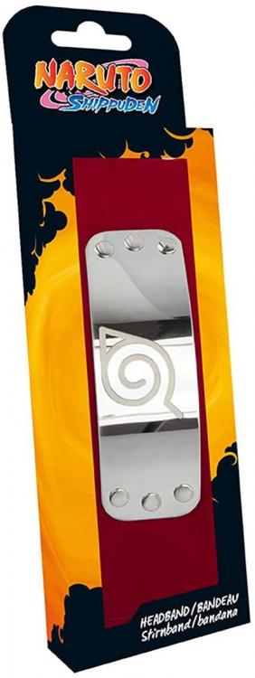 ABYSTYLE NARUTO SHIPPUDEN - KONOHA ROSSO FASCIA PER CAPELLI RED COSPLAY COSTUME