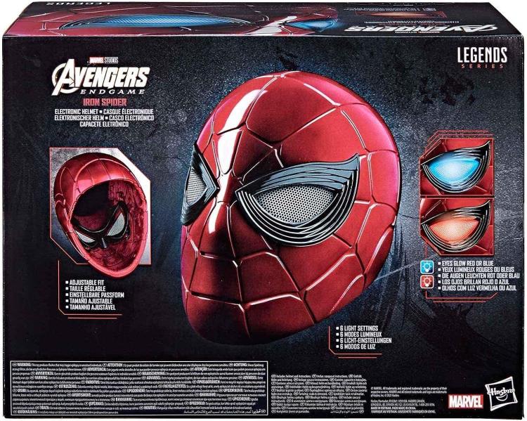 Hasbro - Avengers: Marvel Legends Series - Casco Elettronico Iron Spider Man