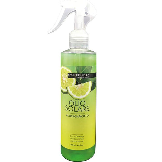 Face Complex Olio Solare Spray Super Abbronzante (Bergamotto) Viso Corpo 250Ml