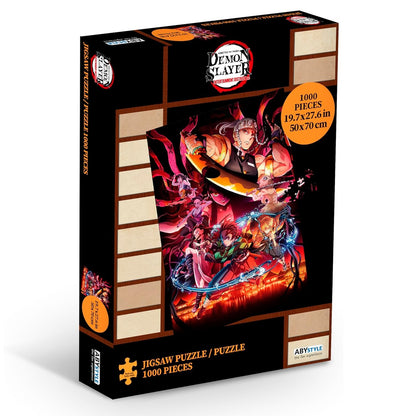 Abystyle Demon Slayer Puzzle Chiave Artistica Scena di Battaglia - Puzzle 1000 Pezzi
