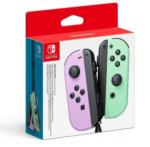 Joy-Con Coppia Controller Nintendo Switch Viola / Verde Pastello Pad Joystick