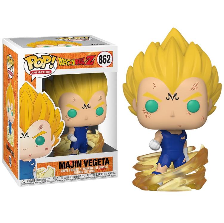 Funko Pop ! Animation Dragon Ball Z - (862) Majin Vegeta Figure Vinyl 9Cm Nuovo