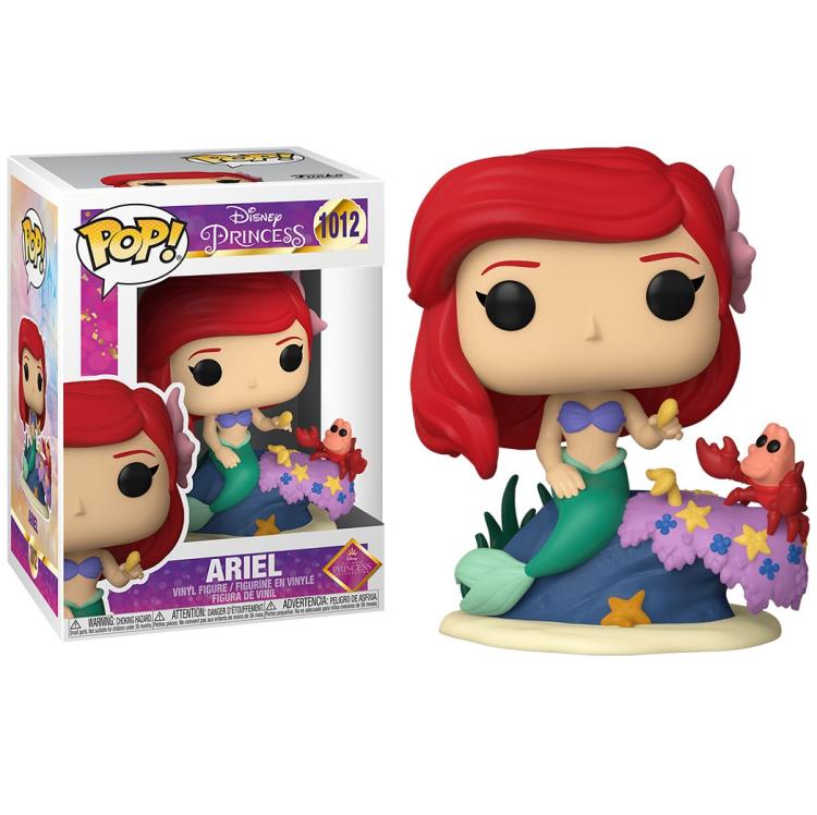 Funko Pop ! Disney Princess 1012 - Ariel Figure La Sirenetta Little Mermaid 9Cm