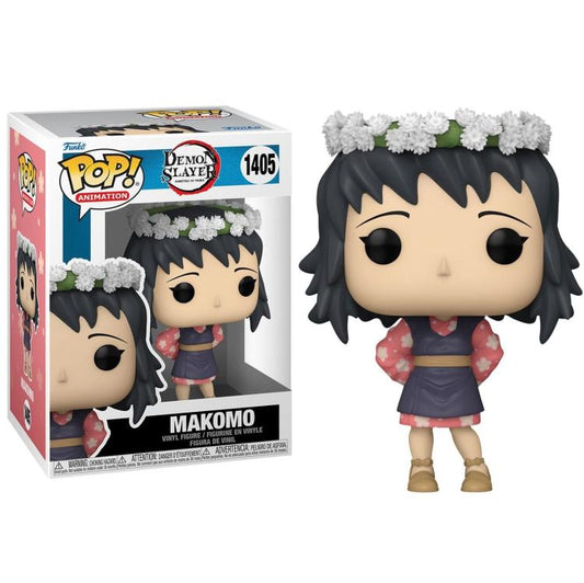 Funko Pop ! Animation Demon Slayer -  1405 Makomo (Flower Headdress) Figure 9Cm